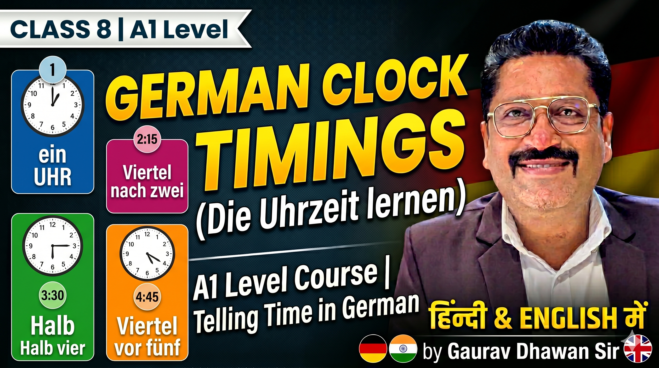 Clock Timings in German |